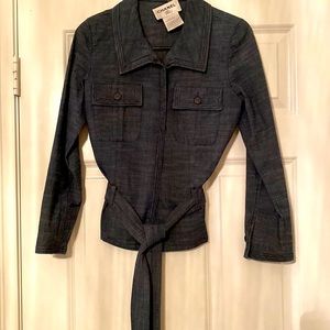 Set of Authentic Chanel pant denim suit - Denim